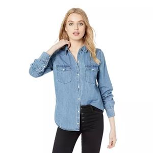 NEW Paige Blue Water Kase Western Women’s Blouse